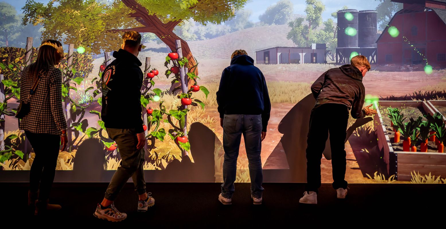 Draai zelf aan de knoppen van de toekomst in het Ontdekkingslandschap. Foto: Discovery Museum