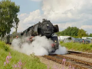 Onder stoom. Foto: Veluwsche Stoomtrein Maatschappij (VSM)