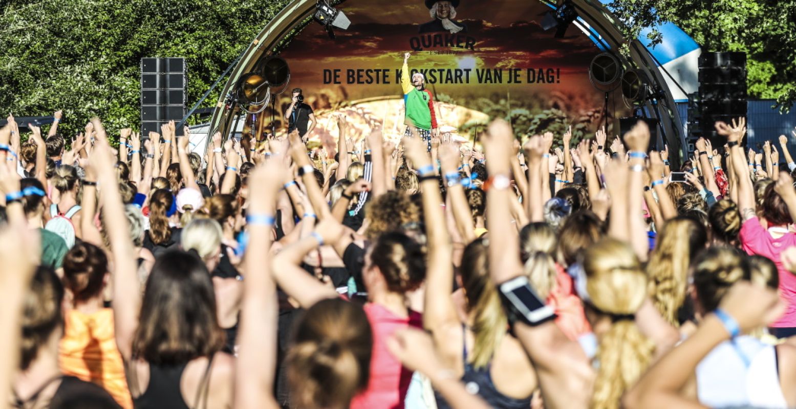 Samen sporten, lekker (en gezond) eten en shoppen tijdens Healthy Fest Weekend 2020. Foto: Healthy Fest Weekend © Wouter Roosenboom.