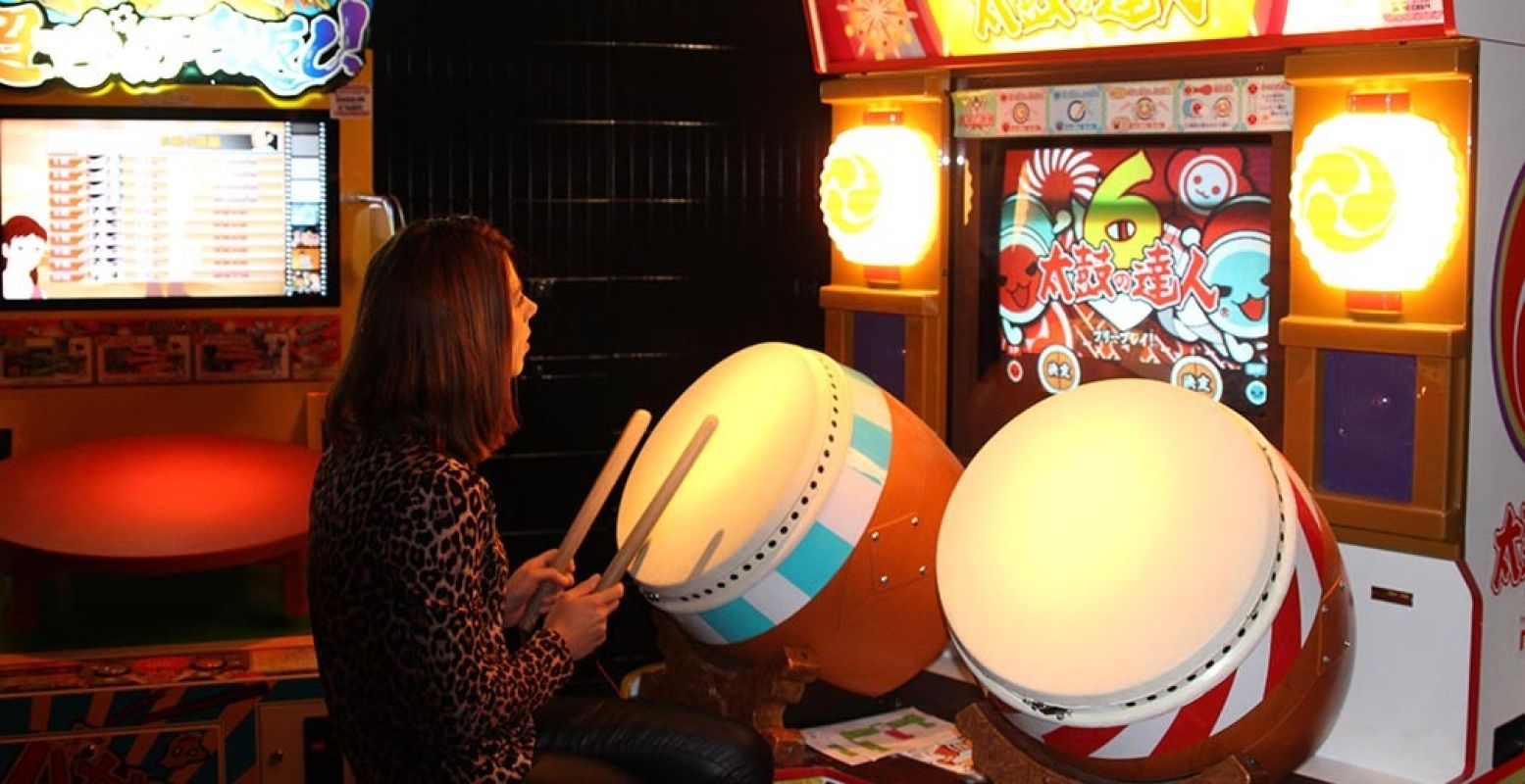 In de ruimte voor überfans van Japan vind leuke spelletjes. In het Japans, dus het is even uitvogelen. Foto: DagjeWeg.NL.