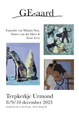 Tentoonstelling GE-aard Poster tentoonstelling, Foto: Irene Levy,Foto geüpload door gebruiker.