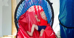 Regent het? Vier je kinderfeestje lekker droog binnen Lekker spelen in 't Giga Konijnenhol. Foto: Giga Konijnenhol