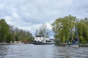 Geniet van een prachtig uitzicht. Foto: Rederij Loosdrecht