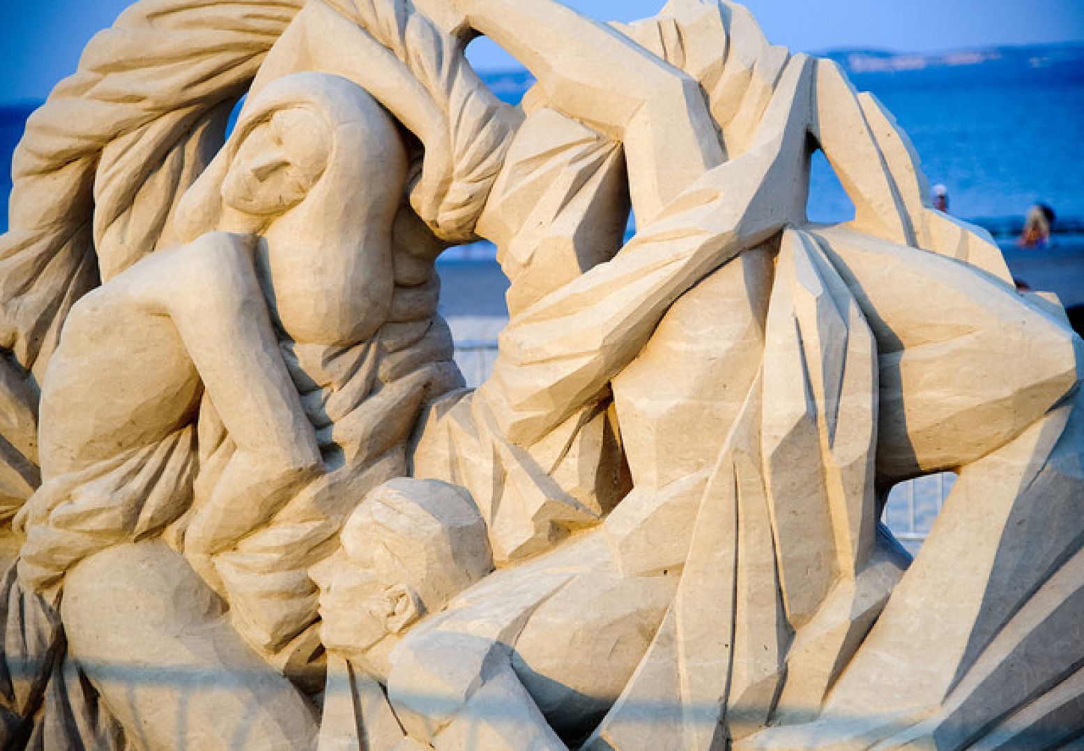 De mooiste kunstwerken verrijzen bij het EK Zandsculpturen. Foto:  Flickr/EKilby 