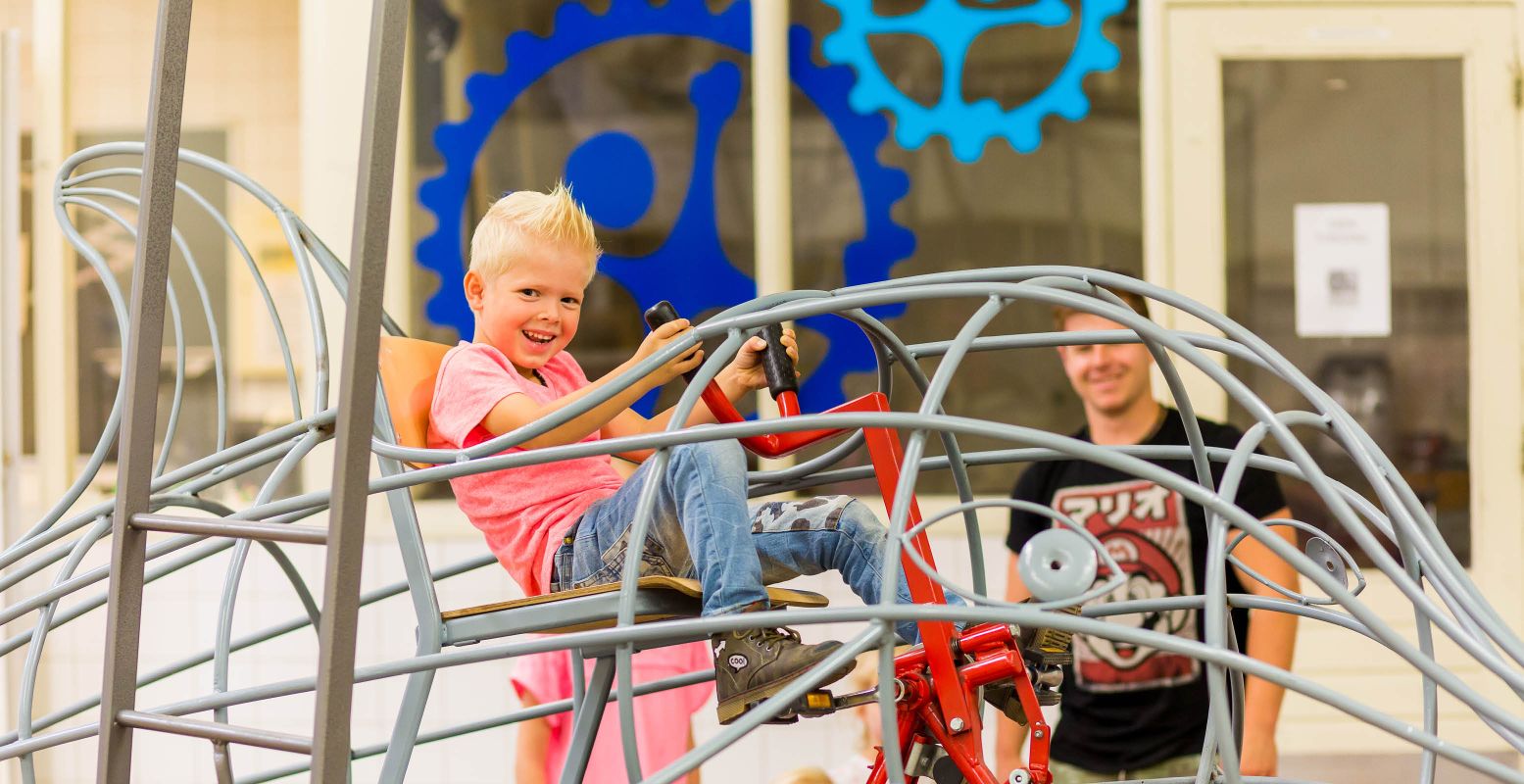 Spelend ontdekken doe je bij De Uitvindfabriek. Foto: © Breda Marketing