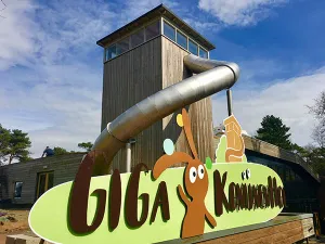 Klimmen, klauteren en glijden. Foto: Giga Konijnenhol.