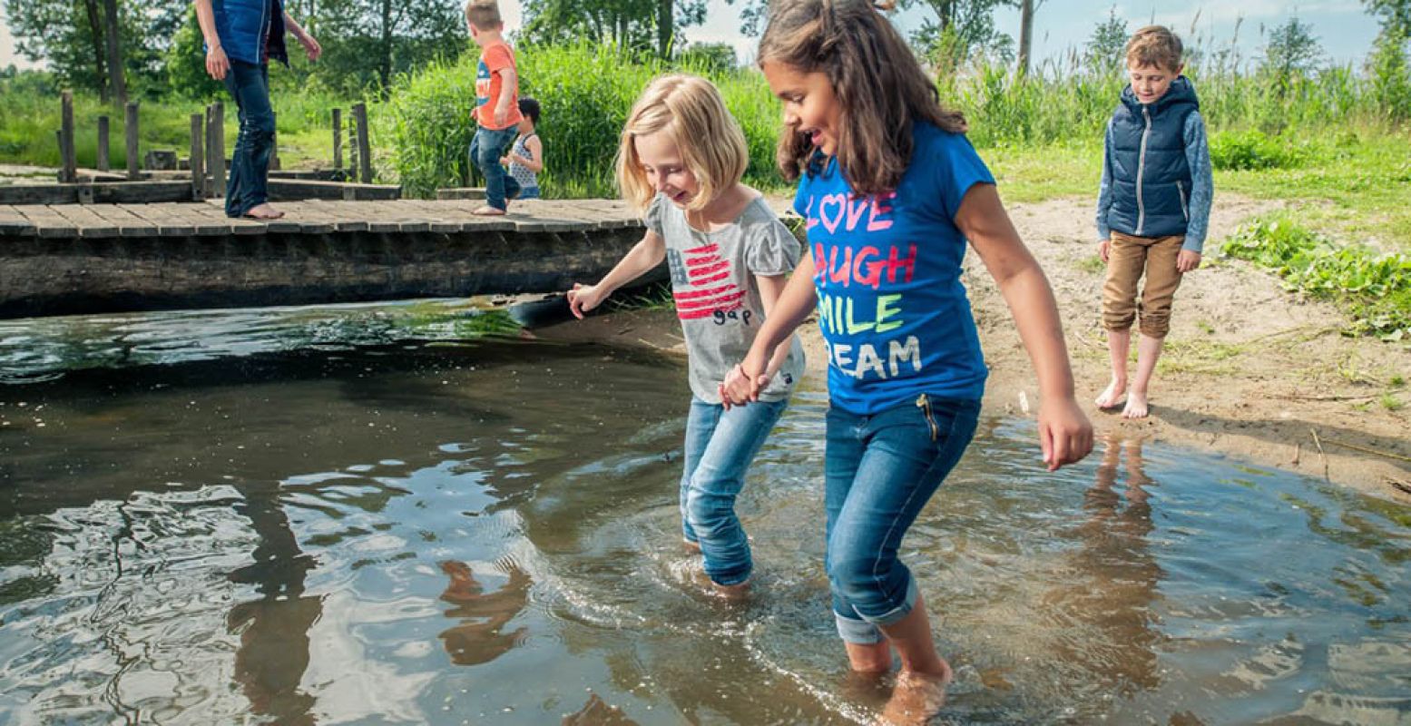 Lekker spelen op Landgoed de Kemphaan. Foto: Almere City Marketing.