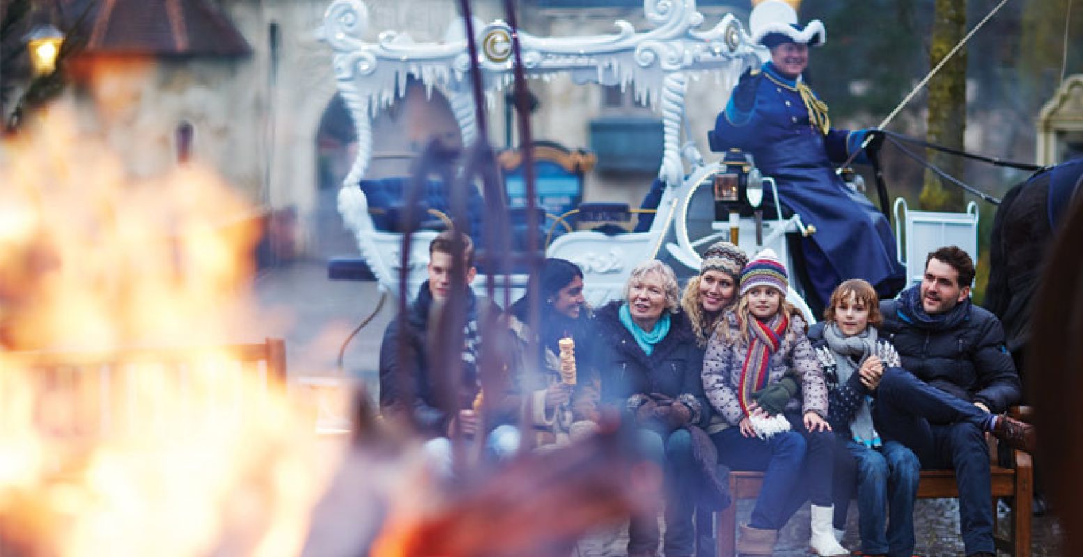 Genieten in de bekende Winter Efteling. Foto: De Efteling