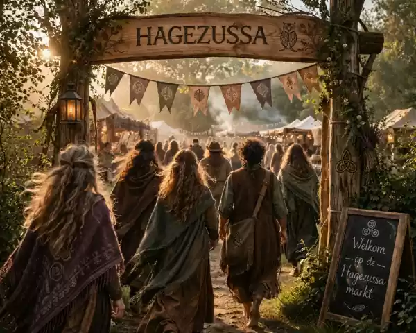 Hagezussa is niet zomaar een markt. Foto/afbeelding: Monique van Rijthoven
