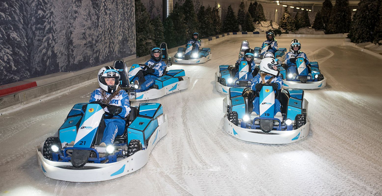 Voor een echte adrenalinekick stap je in een icekart van Snowworld Rucphen. Foto: Snowworld Rucphen © Syo van Vliet