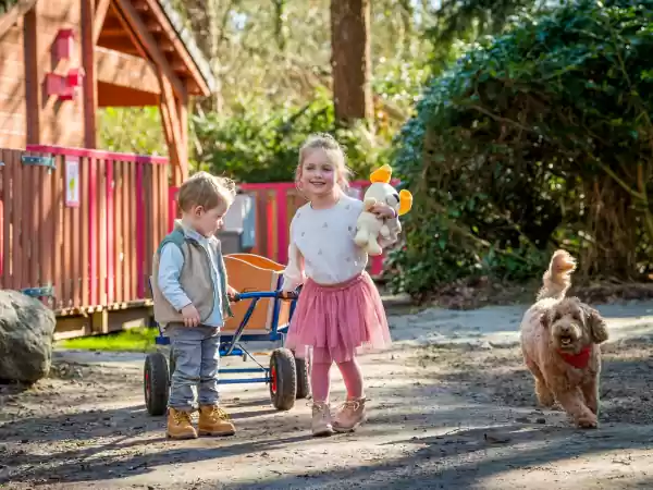 Lekker buiten spelen in de natuur. Foto: De Tovertuin © Lekker buiten spelen in de natuur. Foto: De Tovertuin ©