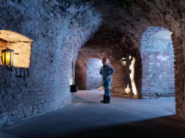 Wandel door een uniek ondergronds museum. Foto: Museum De Bastei