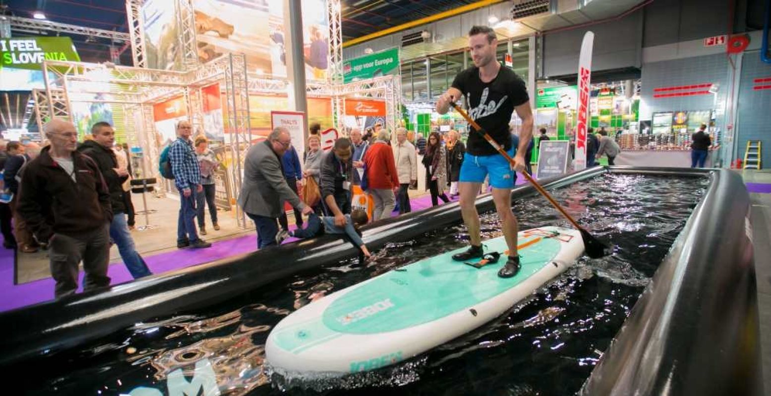 Ontdek hoe het is om te suppen. Foto: Jaarbeurs Utrecht