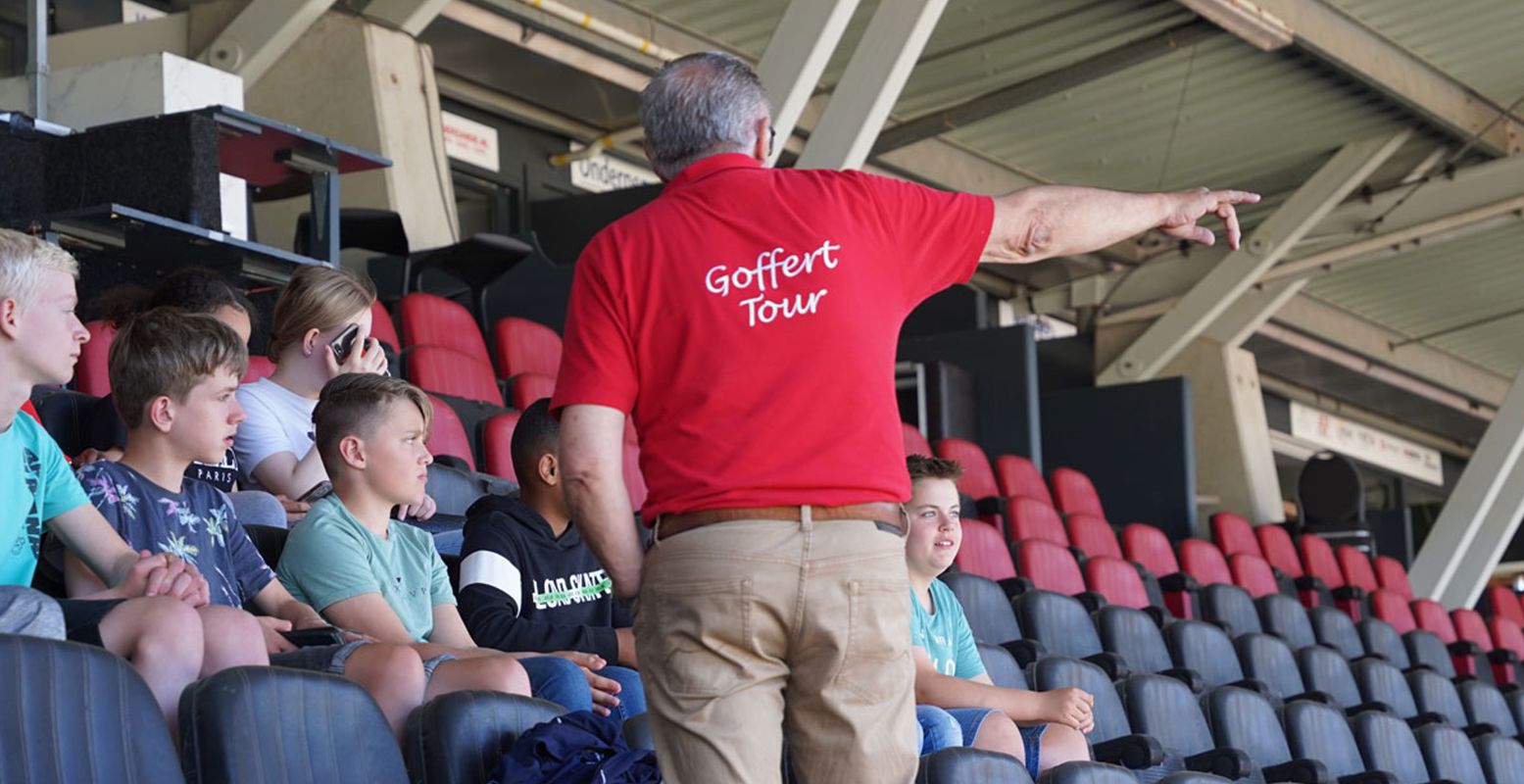 Laat je rondleiden door De Goffert. Foto: N.E.C.