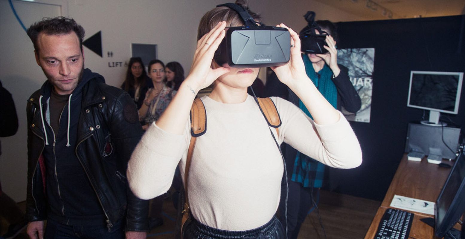 Probeer het zelf: schilderen in virtual reality. Foto: KLIK Amsterdam Animation Festival