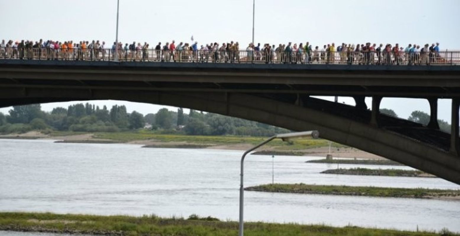Voor elke dag is er een mooie route uitgestippeld. Foto:  Facebookpagina Vierdaagse van Nijmegen 