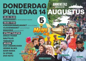 Pulledagen 2025 Het programma bestaat uit leuke activiteiten voor jong en oud. Foto: Buro Binnenstad Hoogeveen