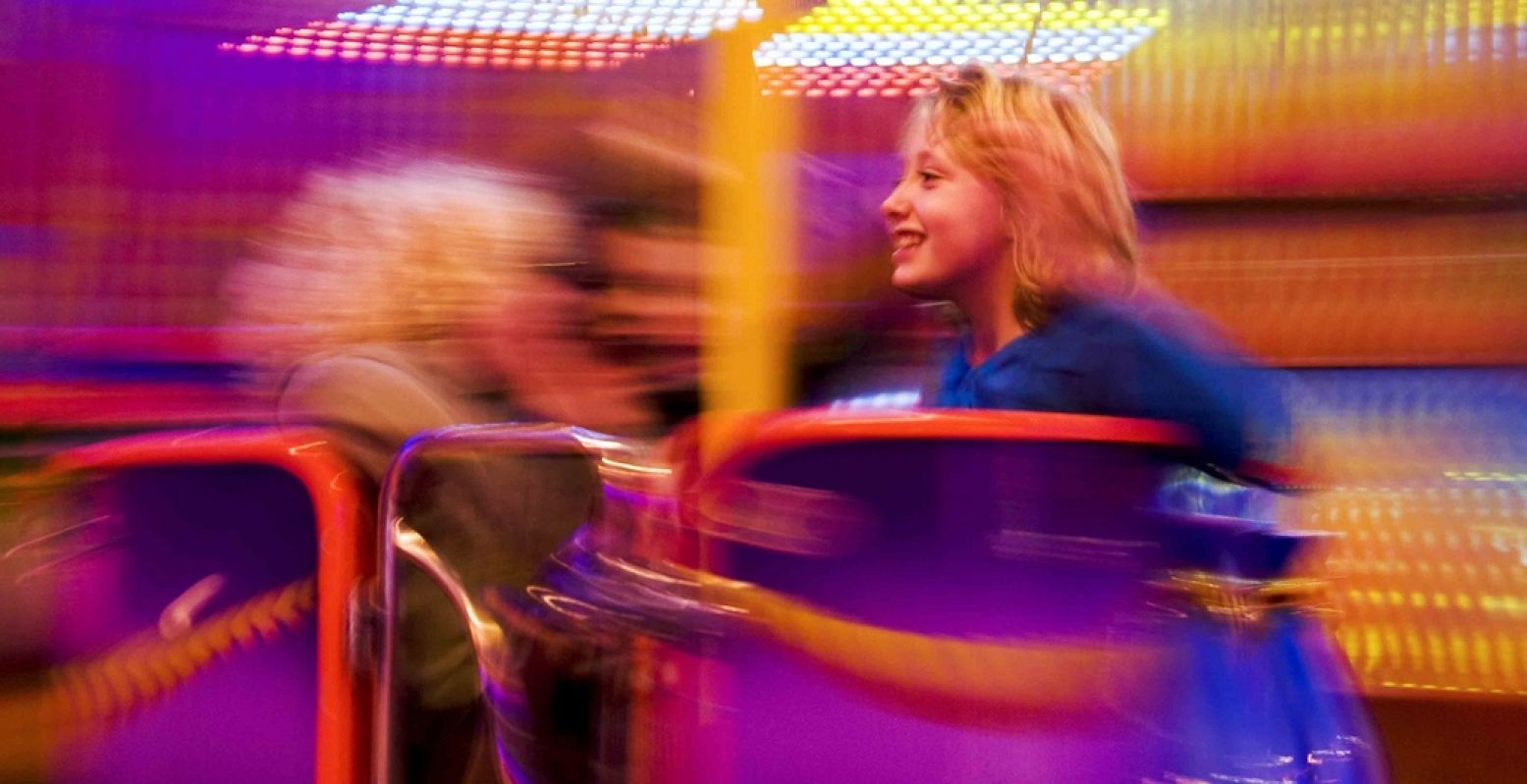 Lekker spelen en tussendoor in de Balloonride en andere spannende attracties stappen. Foto: KidZcity © Martijn Switser