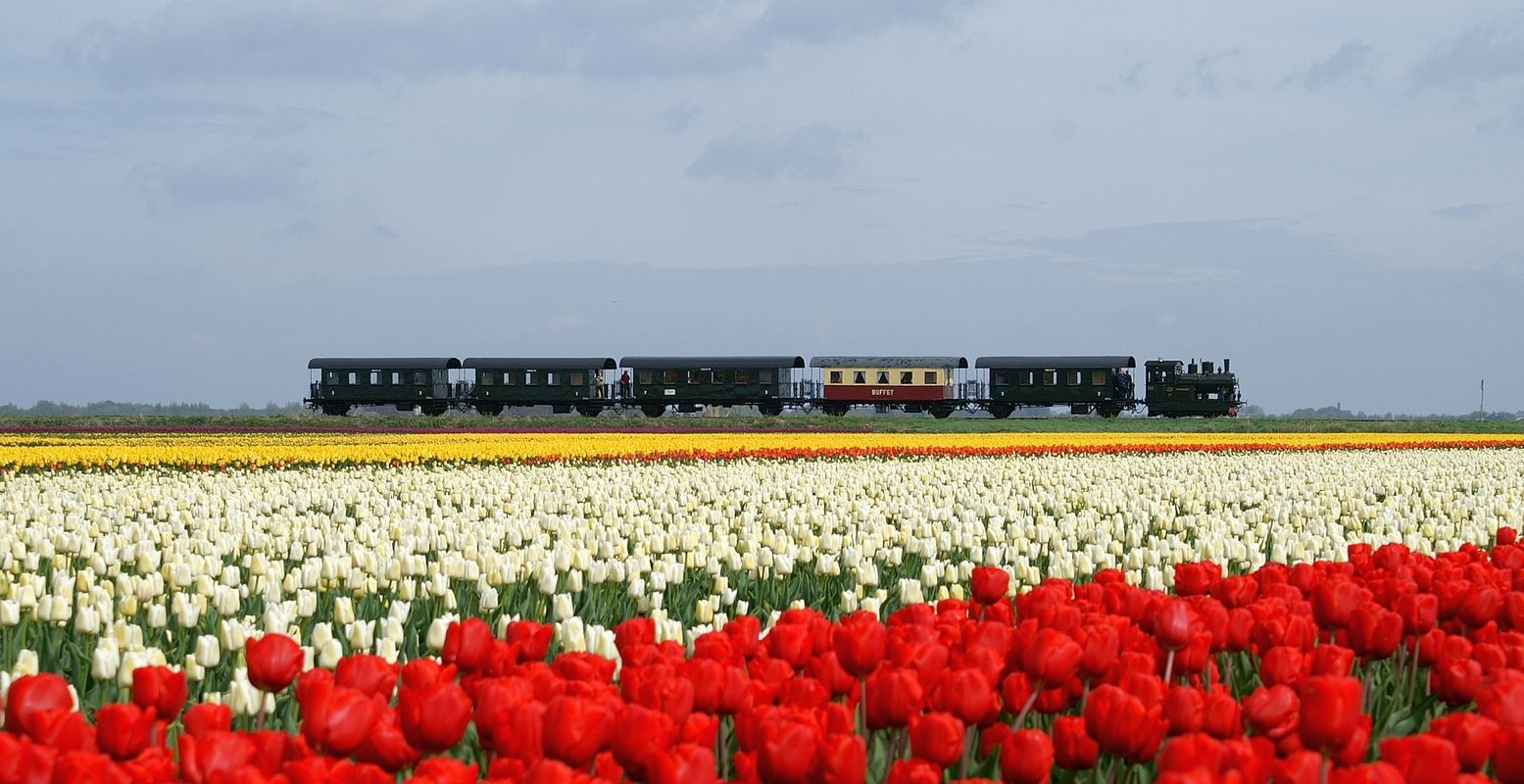 Naast stoomlocomotieven kijken kun je ook meerijden bij Museumstoomtram Hoorn-Medemblik. Foto: Museumstoomtram Hoorn-Medemblik