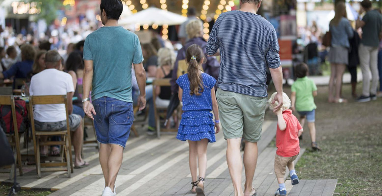 Er is genoeg voor kinderen te doen op theaterfestival De Parade. Foto: Sofia Simao.