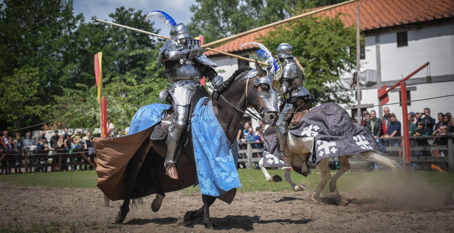 Kom naar het Pinkster Ridder Toernooi in Archeon. Foto: Museum Archeon