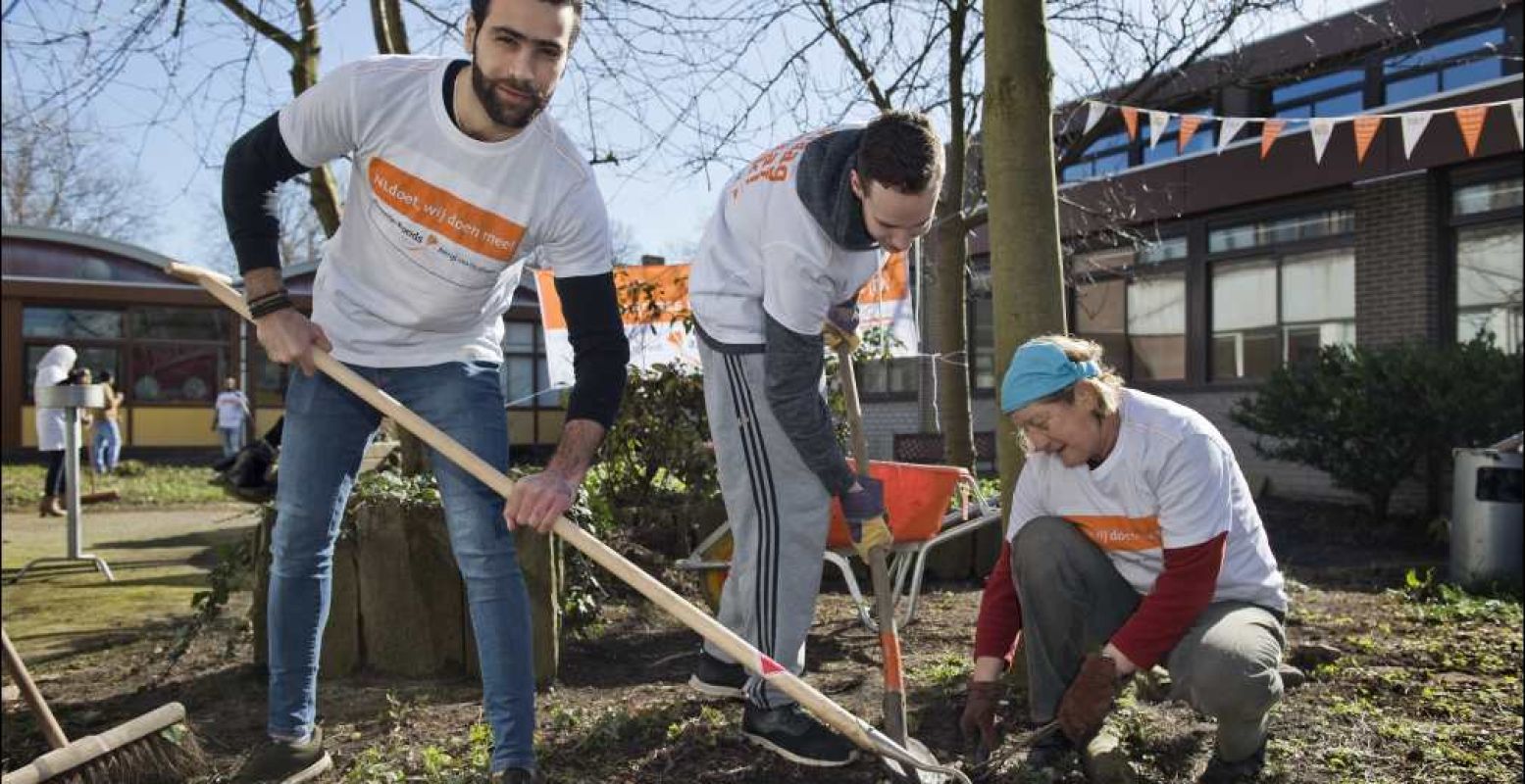 Kom jij tuinieren? Foto: Oranje Fonds - Bart Homburg