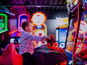 Dagje uit in een arcadehal