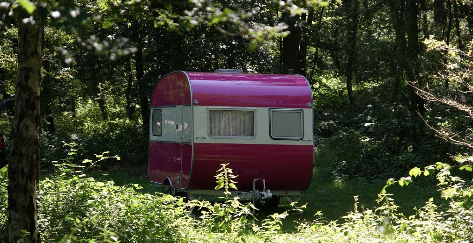 Leuk: high tea'en in een roze caravan. Foto: High tea on Wheels.