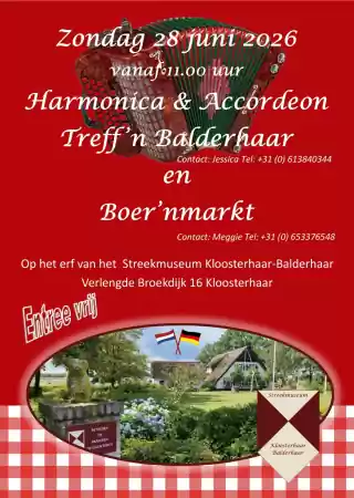Harmonica en Accordeon treff_n en Boer_nmarkt Flyer. Foto: Dhr. F. Ekkel