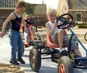 Skelteren op de boerderij