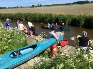 Ook kanoën is mogelijk. Foto: Waddenfun