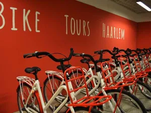 Ontdek de mooie plekken van de stad. Foto: Bike Tours Haarlem.