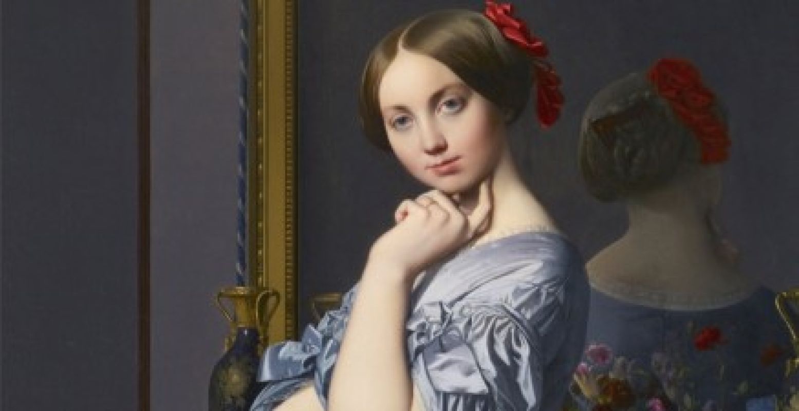 Jean-Auguste-Dominique Ingres (1780-1867) Portret van de Comtesse d'Haussonville, 1845 Doek, 131,8 x 92,1 cm The Frick Collection, New York; foto Michael Bodycomb