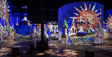 Dalí en Gaudí komen tot leven in Fabrique des Lumières