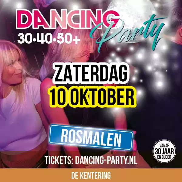 30•40•50+ Dancing Party Rosmalen 30+ Dancing Party. Foto: Herman Hilhorst.