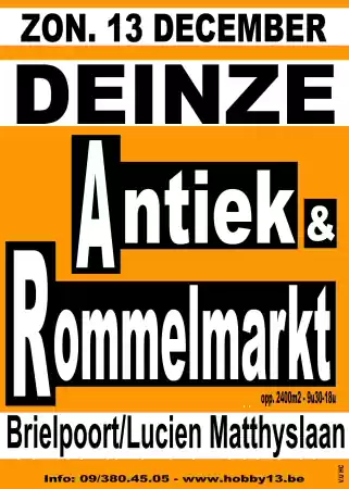 Antiek & Rommelmarkt te Deinze Foto: De Dapper Eddy