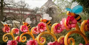 Laat je betoveren tijdens China Light in Antwerpen Ook overdag zijn de objecten te bewonderen. Foto: © ZOO Antwerpen
