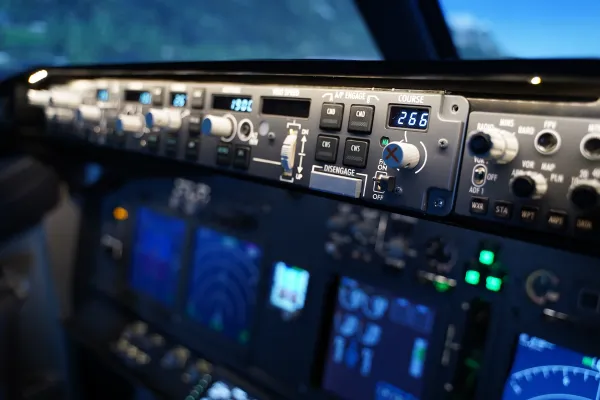 Boeing 737-simulator. Foto: SimFlying Boeing 737-simulator. Foto: SimFlying