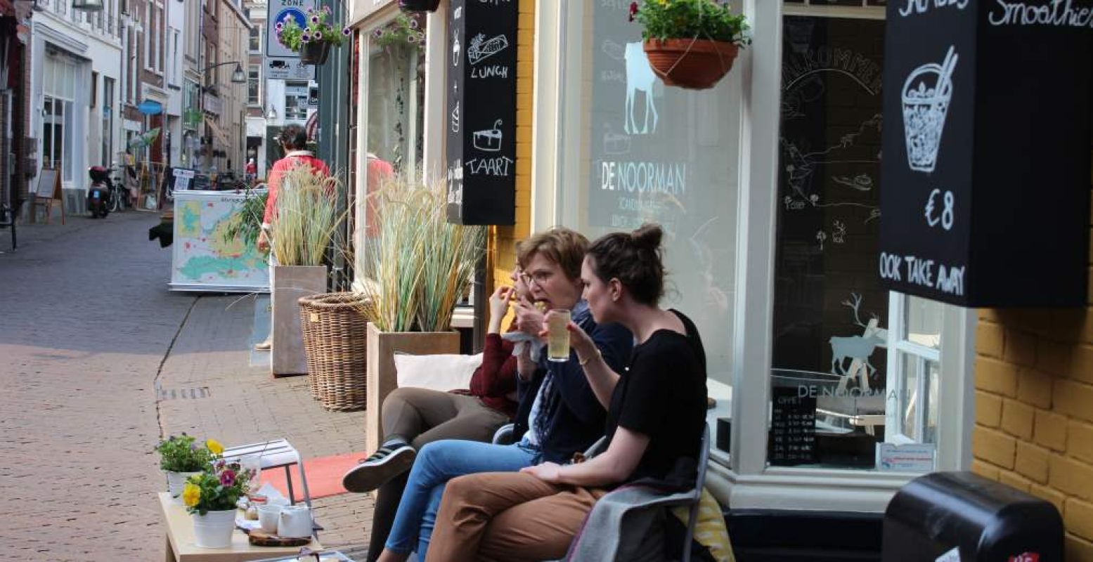 Scandinavisch lunchen of koffie drinken bij De Noorman. Foto: Redactie DagjeWeg.NL