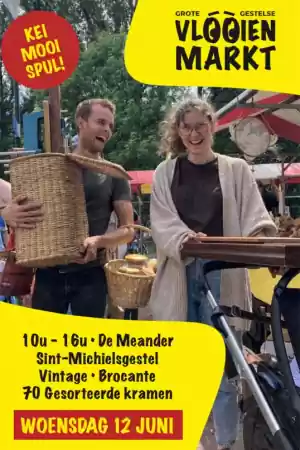 Grote Gestelse Vlooienmarkt  - meer dan 70 kramen Grote Gestelse Vlooienmarkt : foto Jan Herman