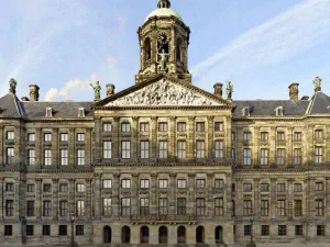 De voorzijde van het Koninklijk Paleis Amsterdam. Foto: Koninklijk Paleis Amsterdam