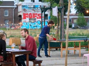 Daag je vrienden uit voor een potje tafeltennis. Foto: Utrecht Marketing © Ruben Drenth