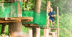 Ga een dagje all-inclusive spelen bij Duinoord Race zo snel mogelijk door het Race-klimbos. Foto: Duinoord