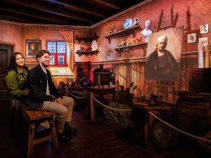 Rembrandts Amsterdam Experience Ontdek het Amsterdamse leven van Rembrandt van Rijn. Foto: Erik Karst Fotografie