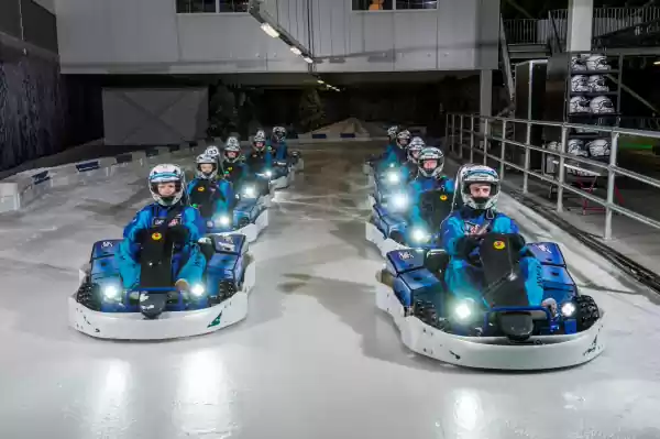 Klaar voor de start! Foto: IceKart Rucphen