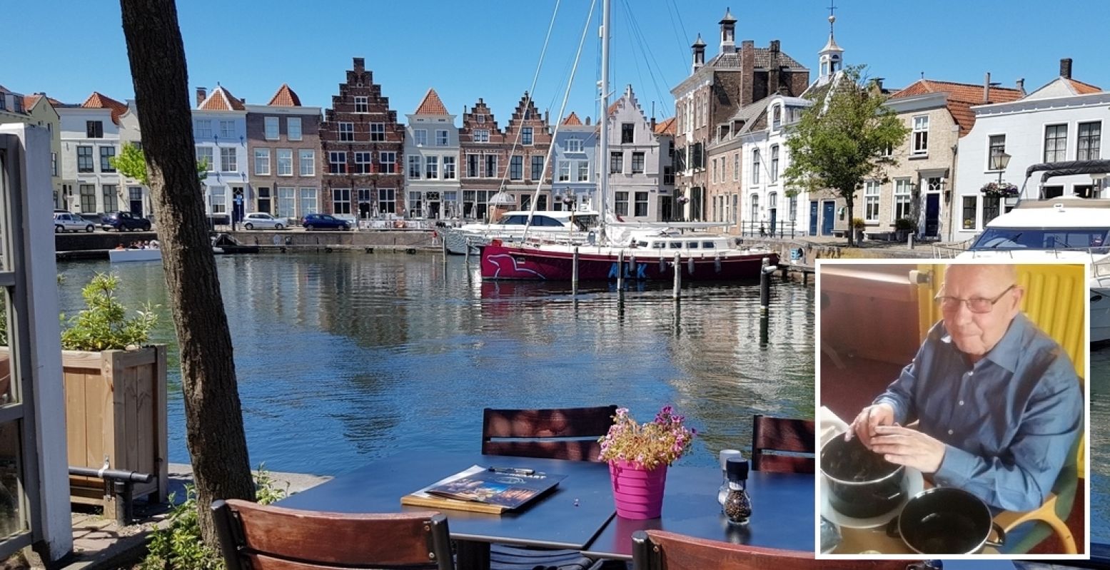 Eén van de favorieten van Jo is de Oude Haven van Goes. En dan vooral een terrasje pakken, kijken naar de boten die langsvaren en mosselen eten. Foto: DagjeWeg.NL @ Tonny van Oosten