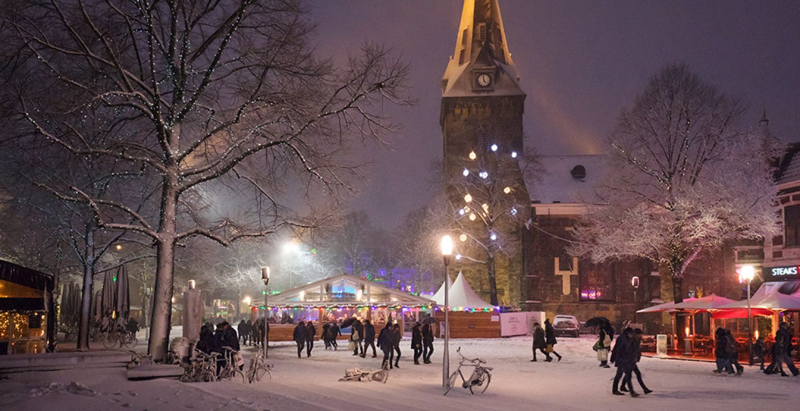 Enschede is tot en met 8 januari 2023 de ultieme winterstad. Foto: Winter Wonderland Enschede © Ebo Fraterman.