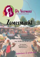 Zomermarkt De Vermeer in Assen Foto ontwerp: gemaakt door De Vermeer Grafisch Centrum 