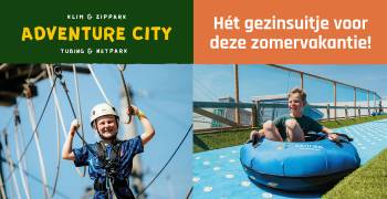 Hét gezinsuitje voor deze zomervakantie!
