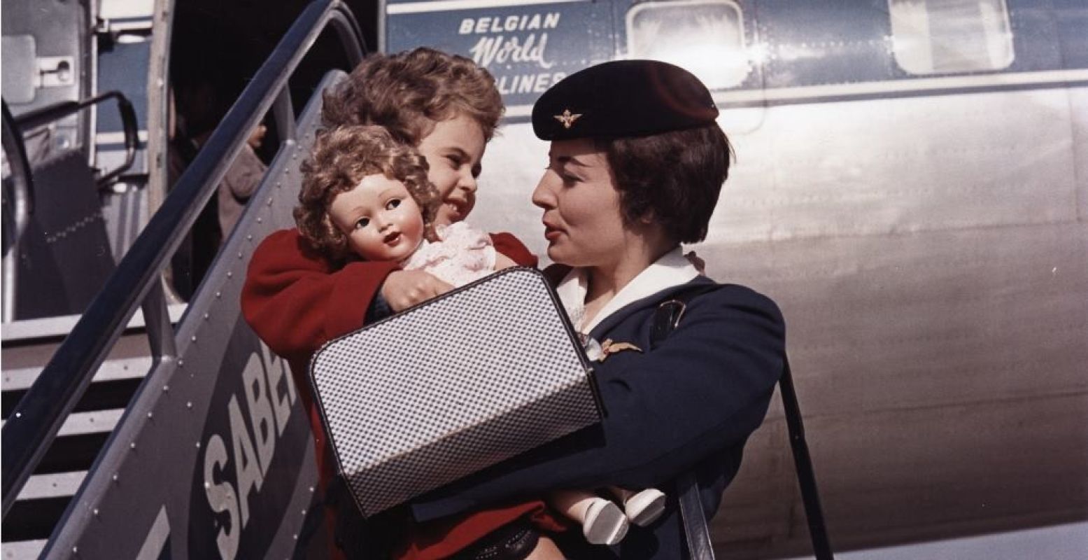 Stewardessen werden moederlijke assistentes genoemd. Foto: Atomium Expo